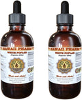 Hawaii Pharm Extracto Líquido de Álamo Blanco, Tintura de Corteza de Populus Alba, Suplemento Herbal, 2x118 ml