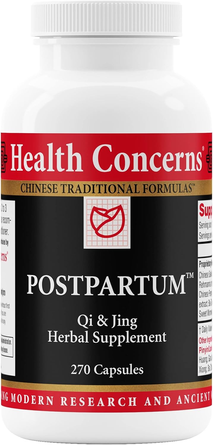 Health Concerns Postparto – Suplemento Herbolario Chino para Recuperación Postparto – 270 Cápsulas