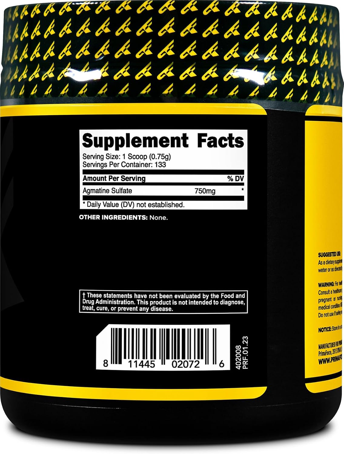 Primaforce Agmatine Sulfate Powder – 100 Gramos