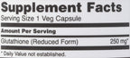 NOW FOODS Glutathione 250, 60 Cápsulas