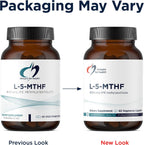 Designs for Health L-5-MTHF - Metilfolato Quatrefolic 5mg (8500 DFE) - 60 Cápsulas