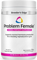 Breeder’s Edge Problem Female - Suplemento hormonal para perras y gatas, 454g