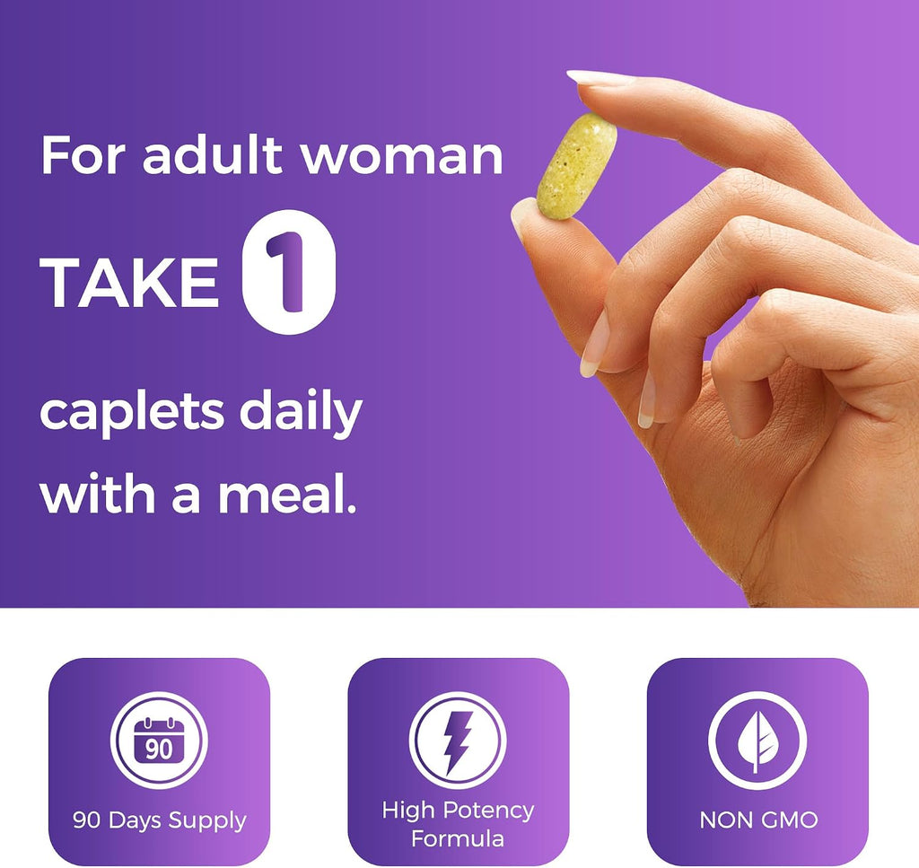 Vitamin World Ultra 360 Multivitamínico para Mujer One Daily, 90 comprimidos