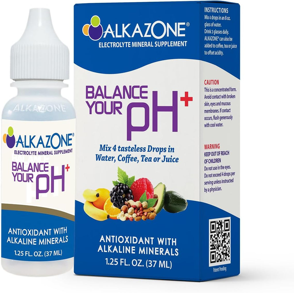 ALKAZONE Balance Your pH - Booster Mineral Alcalino y Antioxidante (2 Paquetes)