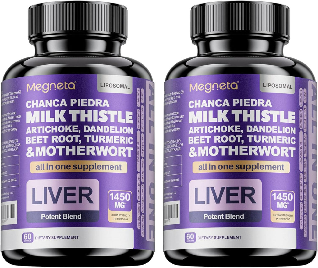 Cardo Mariano en Cápsulas - Apoyo Hepático y Detox - Vegano - 60 Cápsulas