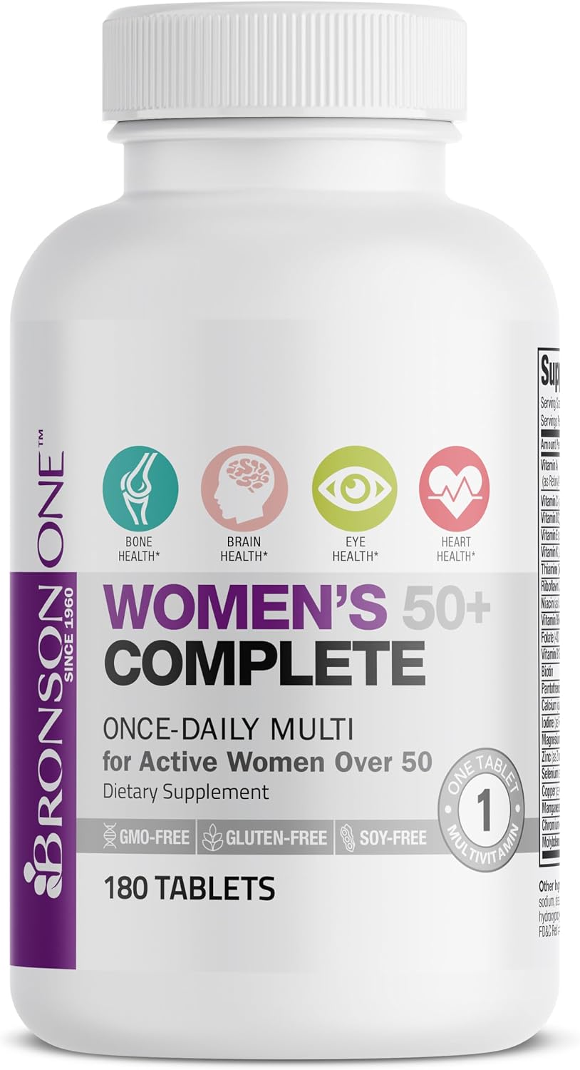 Bronson ONE Daily Women’s 50+ Complete – Vitamina D: Esencial para la absorción del calcio y el mantenimiento de – Image 5