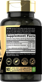 Carlyle ZMA - Suplemento de Zinc, Magnesio y Vitamina B6 | 90 Cápsulas | Sin Gluten y No-GMO