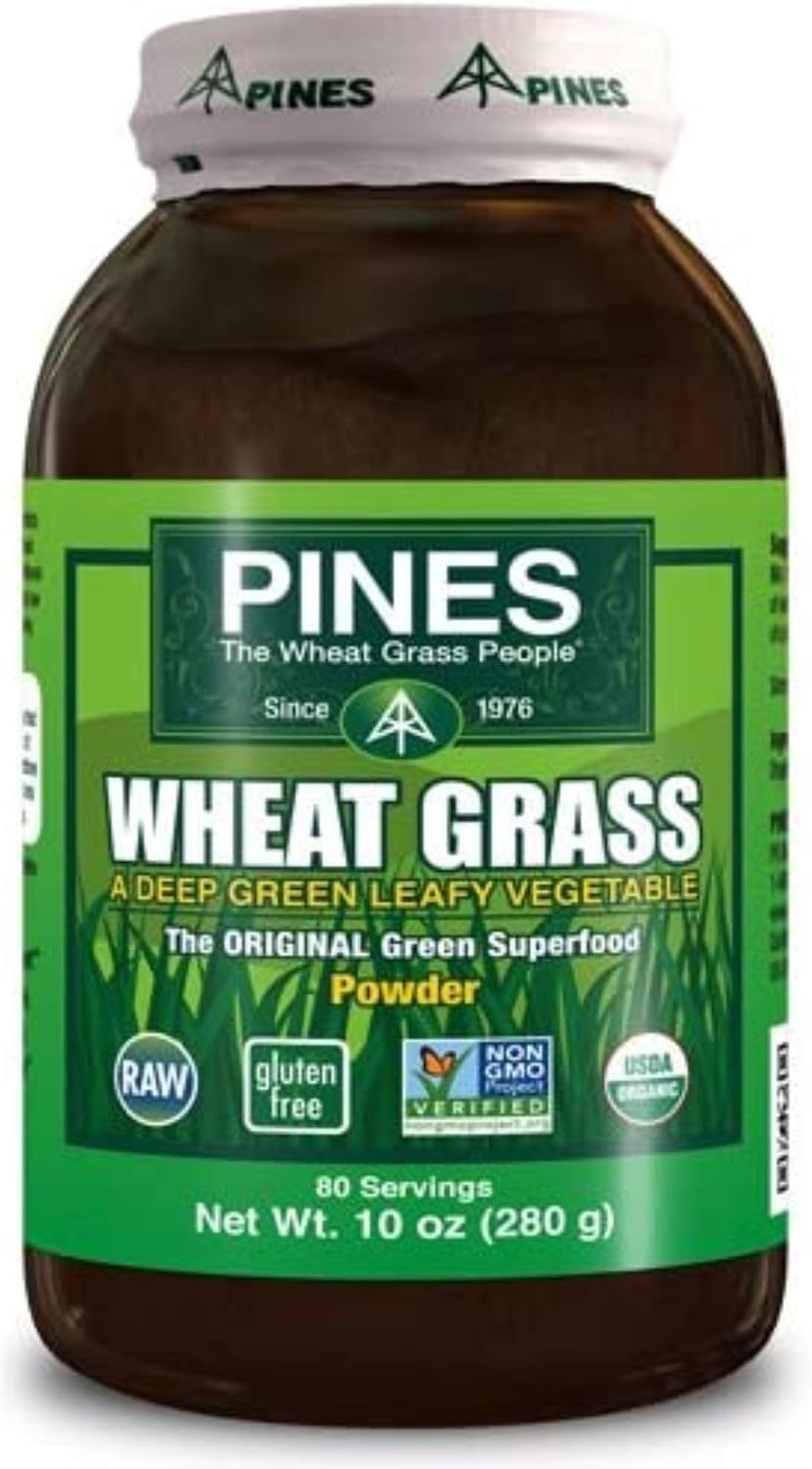 Polvo de Hierba de Trigo Pines International - 283 g (10 oz)