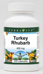 Turkey Rhubarb - 450 mg (100 Cápsulas)