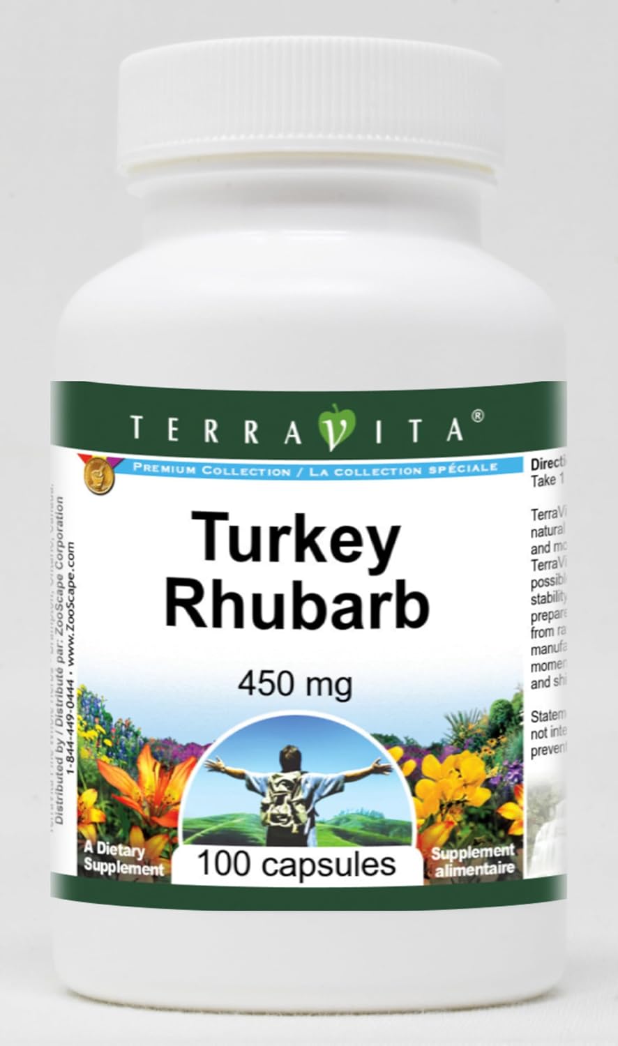 Turkey Rhubarb - 450 mg (100 Cápsulas)