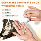 Unipomme Aceite de Pescado Omega 3 para Perros - Alivio de Alergia y Picor