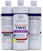 BrainChild Nutritionals Spectrum Support II P5P - Multivitamínico Líquido con B6 Activa y Hierbas, Sin Gluten, 473 ml (16 oz) - Sin Sabor