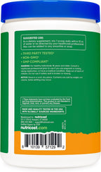 Nutricost Organic Super Greens Powder - Sabor Naranja Sunrise - 30 Raciones