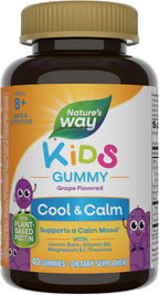 Nature's Way Kids Cool & Calm Gummies, 40 gominolas - Sabor uva