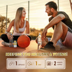 OMOGS NAD+ 300 mg + Trans-Resveratrol 200 mg, Suplemento de NAD+ Puro, Máxima Absorción, para Reparación del ADN, Envejecimiento Saludable, Energía Celular y Longevidad, 60 Cápsulas
