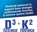 GAT SPORT Vitamina D3 K2, 5000 UI, 60 Cápsulas Vegetales