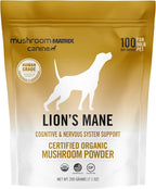 Om Mushroom Matrix Polvo de Melena de León para Mascotas, 200g