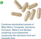 Nutra BioGenesis Diabetone Plus – Metabolic Support Supplement with Cinnamon, Gymnema, Inositol and Bitter Melon, 90 Capsules