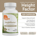 Zahler Height Factor - Suplemento de Crecimiento con Vitaminas y Minerales (120 Cápsulas)