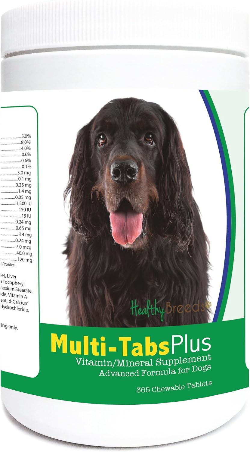 Healthy Breeds Gordon Setter Multi-Tabs Plus Comprimidos Masticables para Perros, 365 unidades