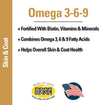 Vet Classics Omega 3-6-9 Suplemento para la Piel y el Pelaje de Perros y Gatos - 397 g (14 oz)