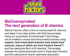 Natural Factors BioCoenzymated Metilfolato 1000 mcg, 60 Comprimidos