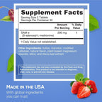EZ Melts SAM-e Supplement 200 mg, Dissolvable Tablets, Sugar-Free, 1 Month