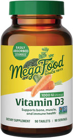 MegaFood Vitamina D3 1000 UI - 90 Comprimidos