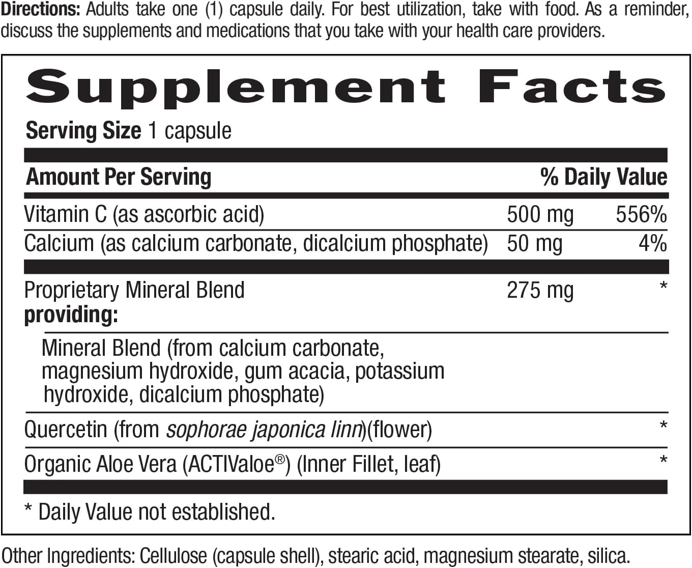 Country Life Buffer-C 500 mg, 120 Cápsulas Vegetales