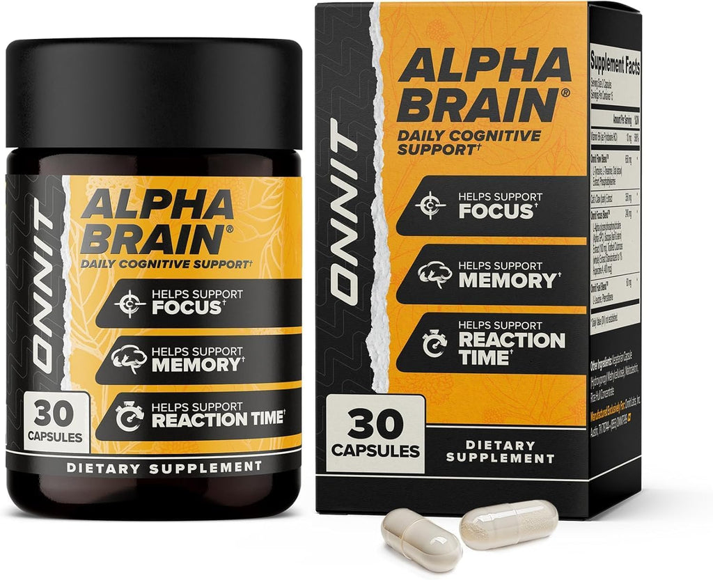 Onnit Labs Alpha Brain, 30 Cápsulas