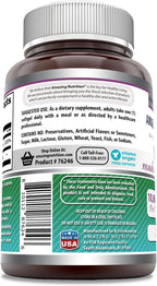 Amazing Formulas Biotina 10000 mcg con Aceite de Coco Virgen Extra - 240 Cápsulas