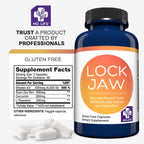 MD.LIFE Lock Jaw Assistance - Suplemento para Alivio de la Mandíbula - 60 Cápsulas Veganas - Doble Potencia