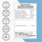 Supersmart - Carnosina 1500mg al día (Alta Potencia) - Suplemento de L-Carnosina dipéptido | Non-GMO - 90 Cápsulas Vegetarianas