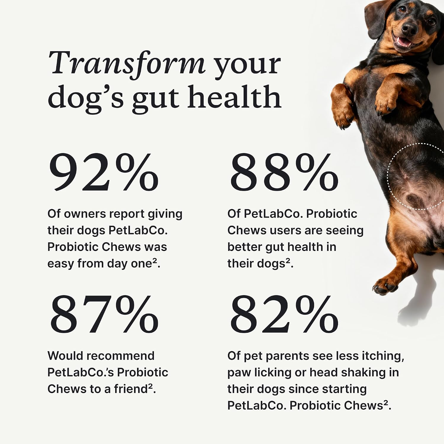 PetLab Co. Probióticos para Perros - 30 Masticables Sabor Cerdo