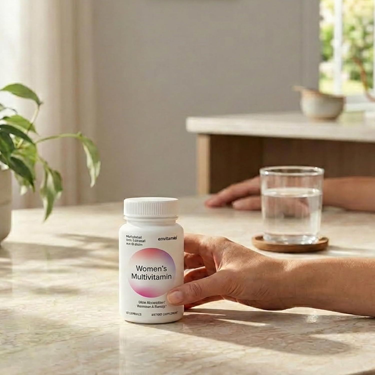 envitamin Multivitamínico Metilado para Mujeres con Hierro, Cola de Caballo, Biotina y L-Metilfolato