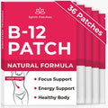Parches de Vitamina B12 (36 Unidades) - Parches Naturales para Mujer, Energía y Enfoque