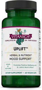 Vitanica Uplift - Apoyo para el Estado de Ánimo y Emocional - 60 Cápsulas Veganas