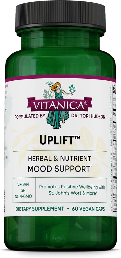 Vitanica Uplift - Apoyo para el Estado de – Hierba de San Juan (Hypericum perforatum): Tradicionalmente utilizada – Image 1