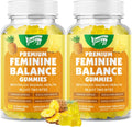 Saajoor Premium Feminine Balance Gummies para la Salud Femenina - Piña Hawaiana - 120 gominolas