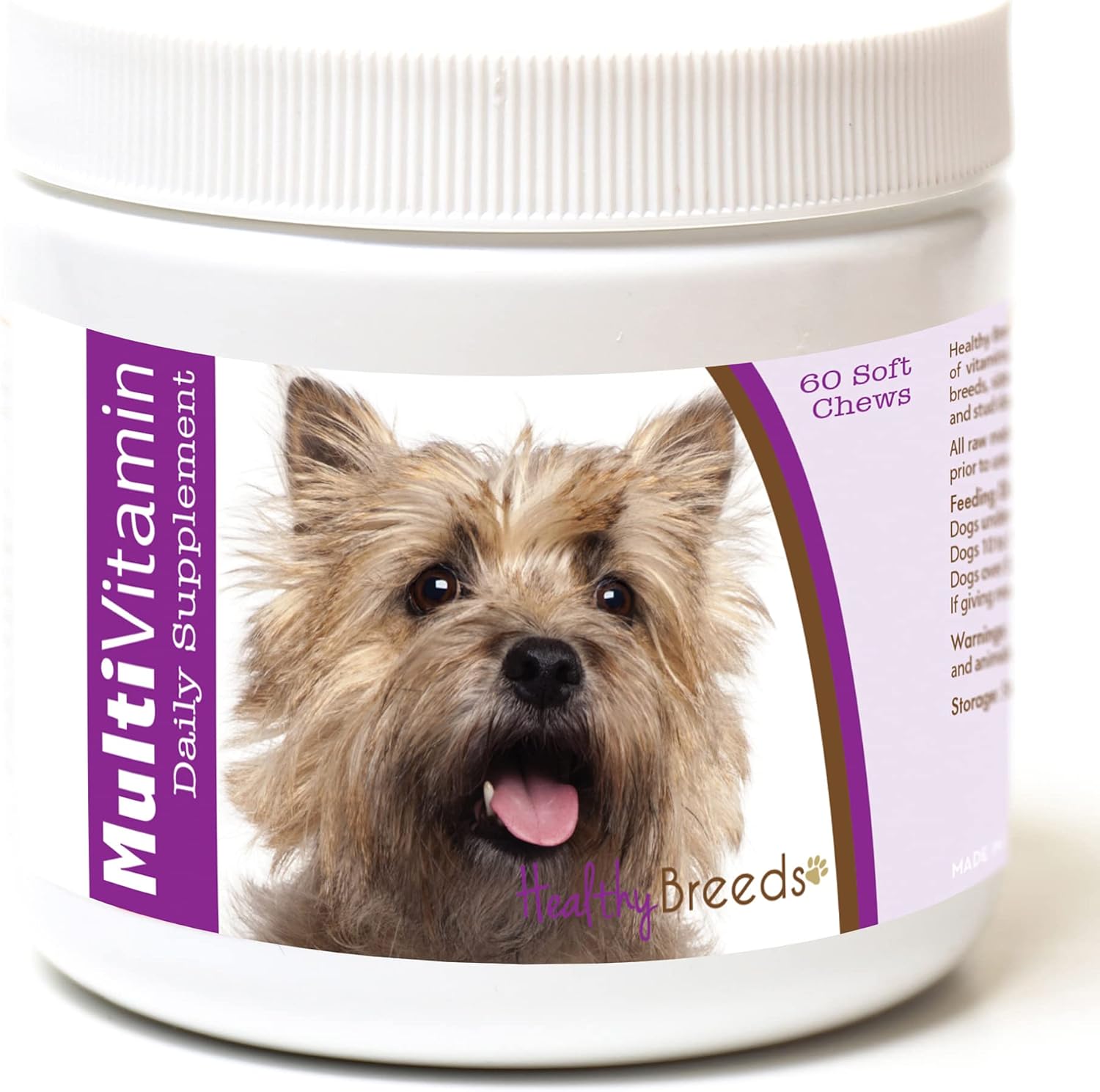 Healthy Breeds Cairn Terrier Multivitamínico en Masticables Blandos - 60 unidades