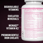 PEScience TruMulti Multivitamin for Women with Iron, 90 Capsules
