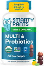 SmartyPants Men's Multivitamin Gummies - 90 Gominolas Multivitamínicas con Omega 3 DHA/EPA