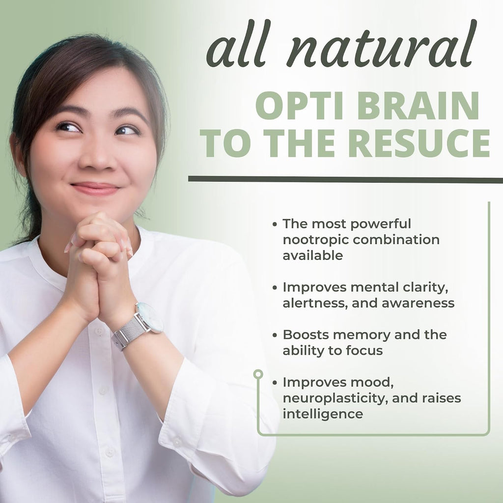 Optimal Health Systems Brain – Complejo Nootrópico Avanzado, 90 Cápsulas