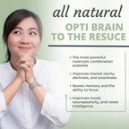 Optimal Health Systems Brain – Complejo Nootrópico Avanzado, 90 Cápsulas