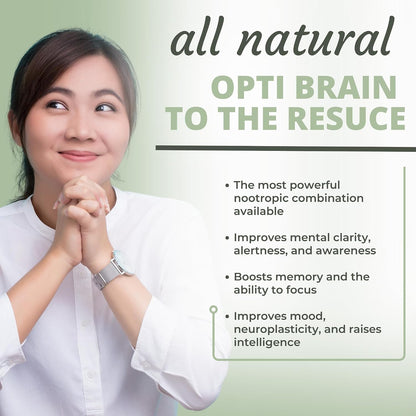 Optimal Health Systems Brain – Complejo Nootrópico Avanzado, 90 Cápsulas – Image 6