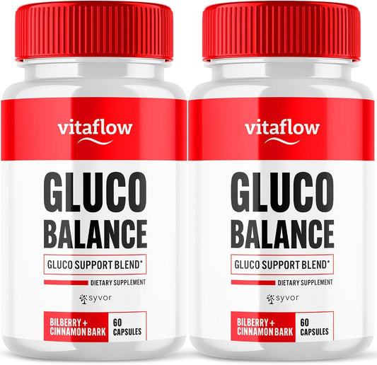 (2 Pack) Vitaflow Balance Suplemento en Cápsulas, Fórmula Avanzada con Ingredientes Naturales para Hombres y Mujeres (120 Cápsulas)