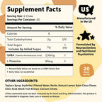 PYM Citrus Mood Chews - Suplemento para el Estado de Ánimo con GABA y L-Theanina, 20 Gomitas