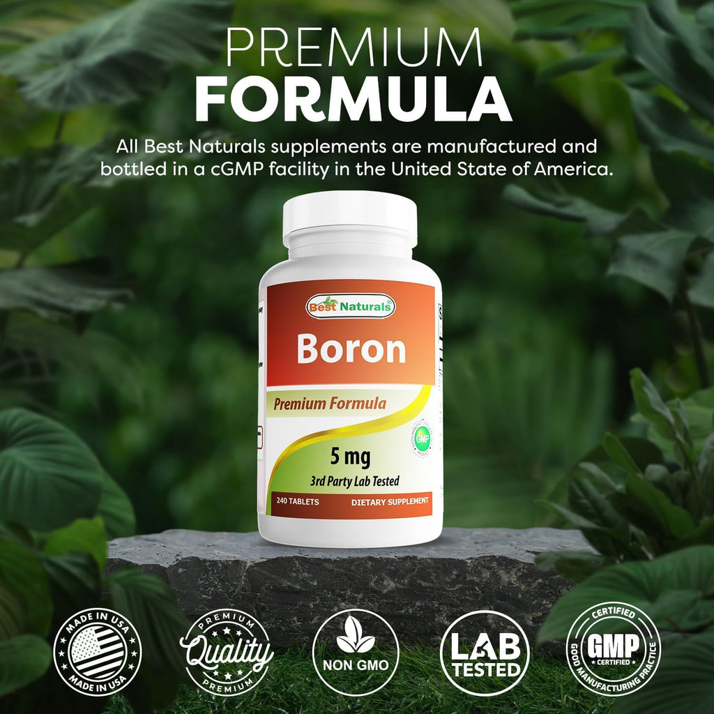 Best Naturals Boro 5 mg 240 Comprimidos
