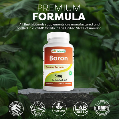 Best Naturals Boro 5 mg 240 Comprimidos – Image 5