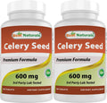 Best Naturals Semillas de Apio 600 mg - 180 Comprimidos (Pack de 2)
